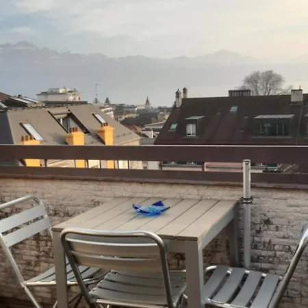 Beauregard Attique 公寓 洛桑