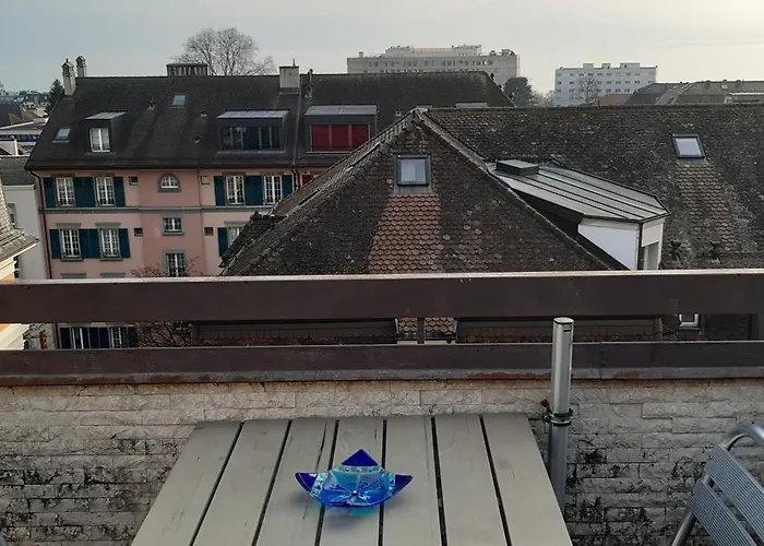 شقة Beauregard Attique لوزان